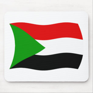 Sudan-Flagge-Mauspad Mousepad