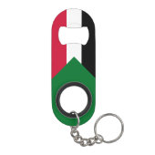 Sudan-Flagge Mini Flaschenöffner (Rückseite)