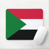Sudan-Flagge Mousepad (Mit Mouse)