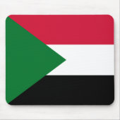 Sudan-Flagge Mousepad (Vorne)