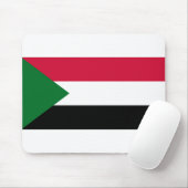Sudan-Flagge Mousepad (Mit Mouse)