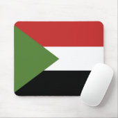 Sudan-Flagge Mousepad (Mit Mouse)