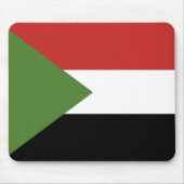 Sudan-Flagge Mousepad (Vorne)
