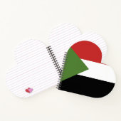 Sudan-Flagge Notizblock (Innenseite)