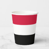 Sudan-Flagge Pappbecher (Rückseite)