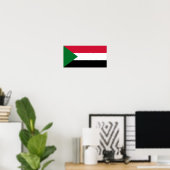 Sudan-Flagge Poster (Heimbüro)