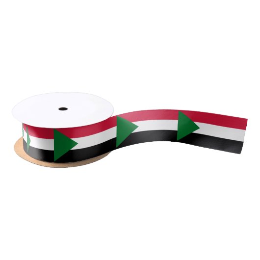 Sudan-Flagge Satinband (Spule)