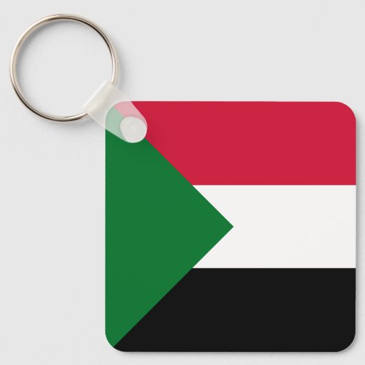 Sudan-Flagge Schlüsselanhänger (Vorderseite)