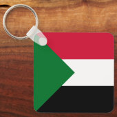 Sudan-Flagge Schlüsselanhänger (Vorderseite)