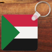 Sudan-Flagge Schlüsselanhänger (Rückseite)