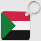 Sudan-Flagge Schlüsselanhänger (Rückseite)