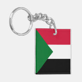 Sudan-Flagge Schlüsselanhänger (Vorderseite links)