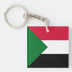 Sudan-Flagge Schlüsselanhänger
