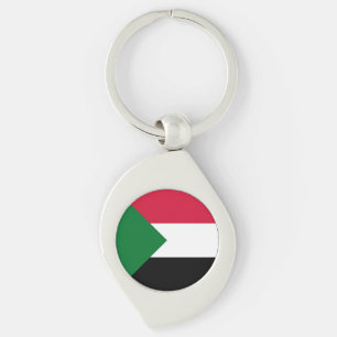 Sudan-Flagge Schlüsselanhänger