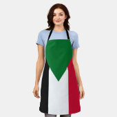 Sudan-Flagge Schürze (Getragen)