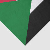 Sudan-Flagge Seidenpapier (Ausschnitt)