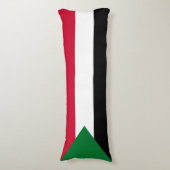 Sudan-Flagge Seitenschläferkissen (Vorderseite Vertikal)