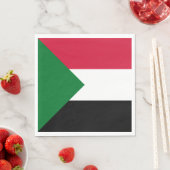 Sudan-Flagge Serviette (Beispiel)