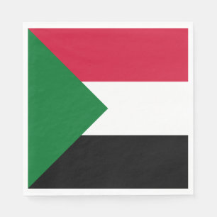 Sudan-Flagge Serviette