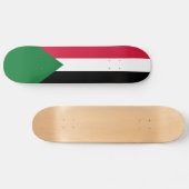 Sudan-Flagge Skateboard (Horizontal)
