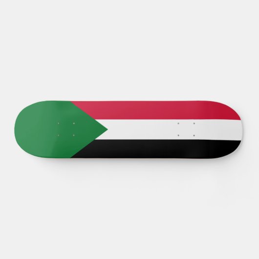 Sudan-Flagge Skateboard (Horizontal)