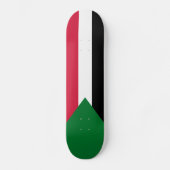 Sudan-Flagge Skateboard (Vorderseite)