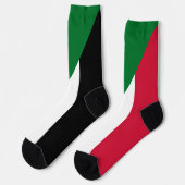 Sudan-Flagge Socken (Linkes Detail)