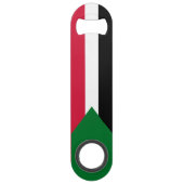 Sudan-Flagge Speed Flaschenöffner (Rückseite)
