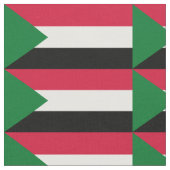 Sudan-Flagge Stoff (Nahaufnahme)