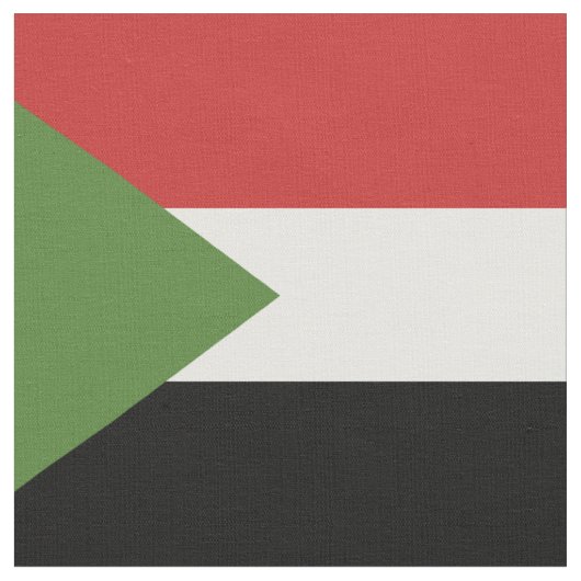 Sudan-Flagge Stoff (Nahaufnahme)