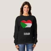 Sudan-Flagge Sweatshirt (Vorne ganz)
