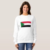 Sudan-Flagge Sweatshirt (Vorne ganz)