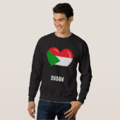 Sudan-Flagge Sweatshirt (Vorne ganz)