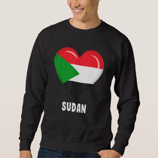 Sudan-Flagge Sweatshirt (Vorderseite)