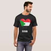 Sudan-Flagge T-Shirt (Vorne ganz)