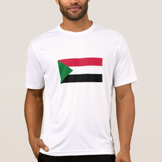 Sudan-Flagge T-Shirt (Vorderseite)