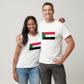 Sudan-Flagge T-Shirt (Unisex)