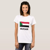Sudan-Flagge T-Shirt (Vorne ganz)