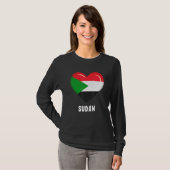 Sudan-Flagge T-Shirt (Vorne ganz)