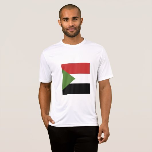 Sudan-Flagge T-Shirt (Vorne ganz)
