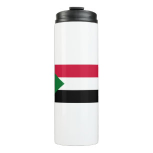 Sudan-Flagge Thermosbecher