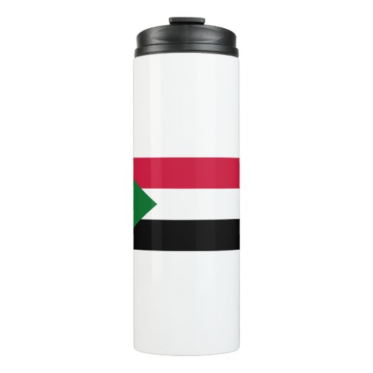Sudan-Flagge Thermosbecher (Vorderseite)