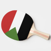 Sudan-Flagge Tischtennis Schläger (Seitenansicht)