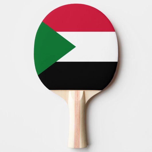 Sudan-Flagge Tischtennis Schläger (Vorderseite)