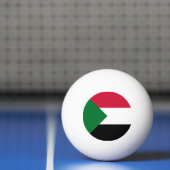 Sudan-Flagge Tischtennisball (Netto)