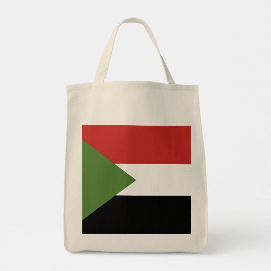 Sudan-Flagge Tragetasche (Rückseite)