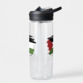 Sudan-Flagge Trinkflasche (Links)
