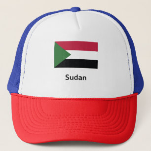 Sudan-Flagge Truckerkappe