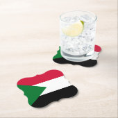 Sudan-Flagge Untersetzer (Vor Ort)