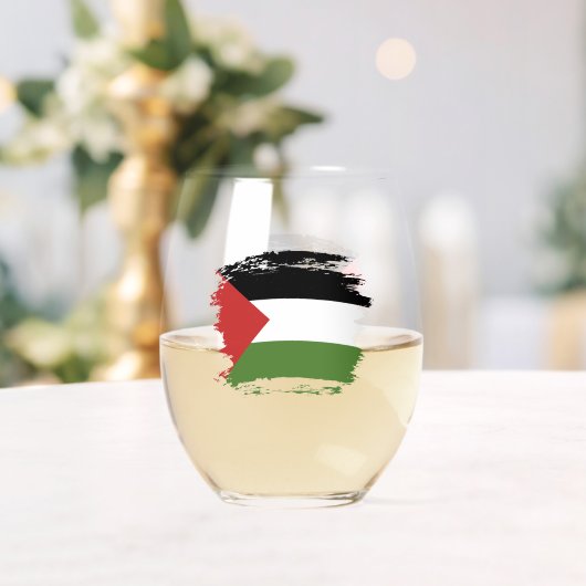 Sudan-Flagge Weinglas Ohne Stiel (Insitu (Hochzeit))